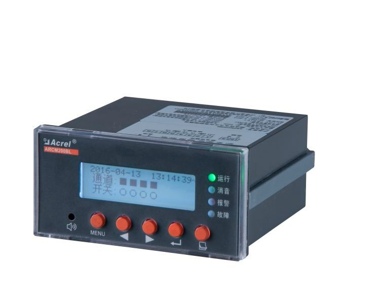 安科瑞ARCM200BL電氣火災監控單元 漏電火災監控模塊開孔91*44