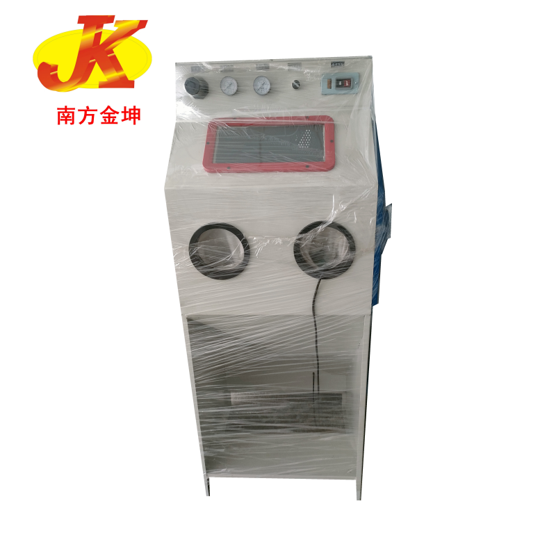 東莞金坤6050F箱式小型手動噴砂機