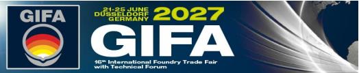 2027年德國杜塞爾多夫鑄造展覽會GIFA--開始預報名