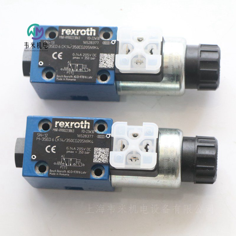 力士樂電磁閥座M-3SED6CK14/350CG205N9K4