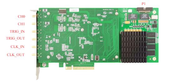 PCIe總線250M高速采樣數(shù)字化儀2路同步AD采集卡PCIe891XM系列