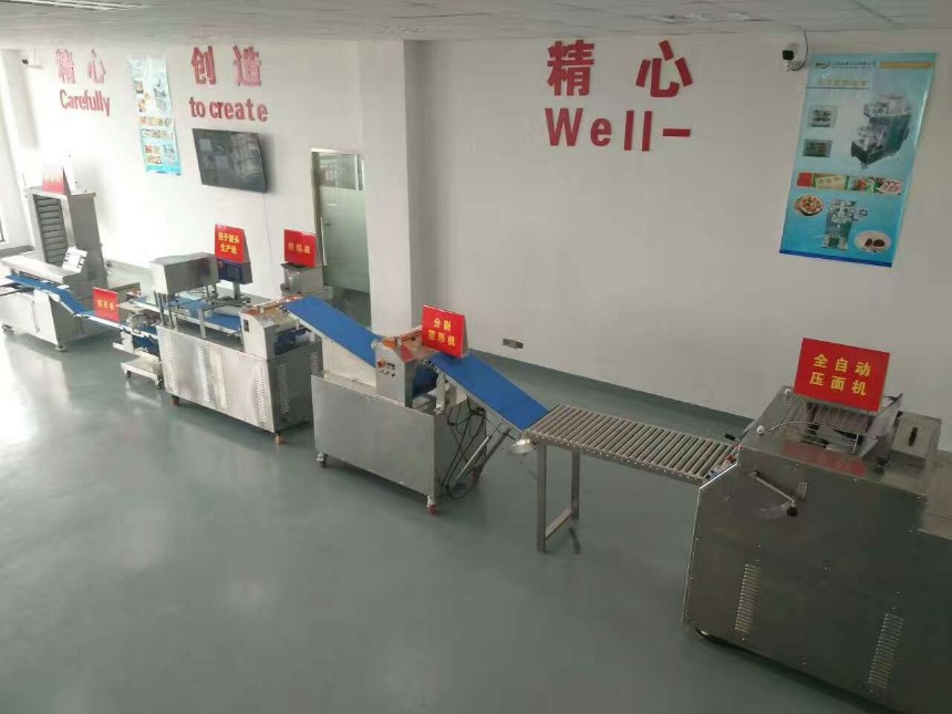 上海彬康24褶抓花機 自動化包子生產線 速凍工廠