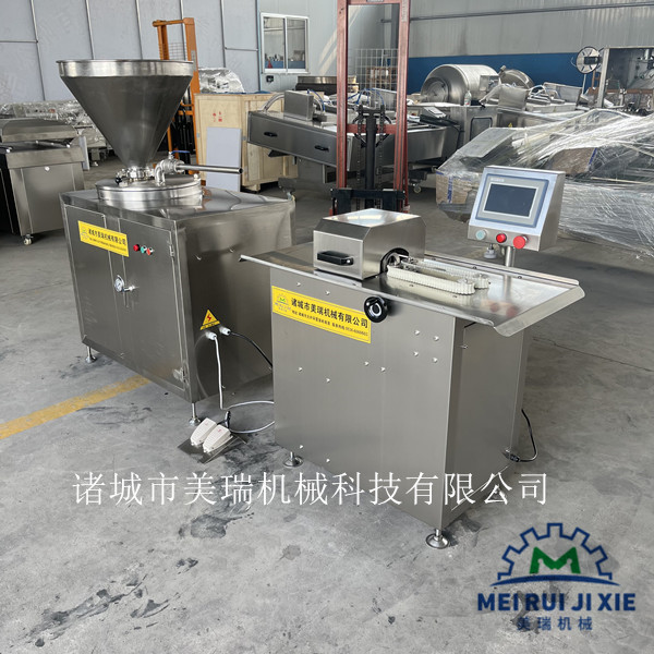香腸加工生產線 火腿腸加工設備 全自動液壓灌腸機