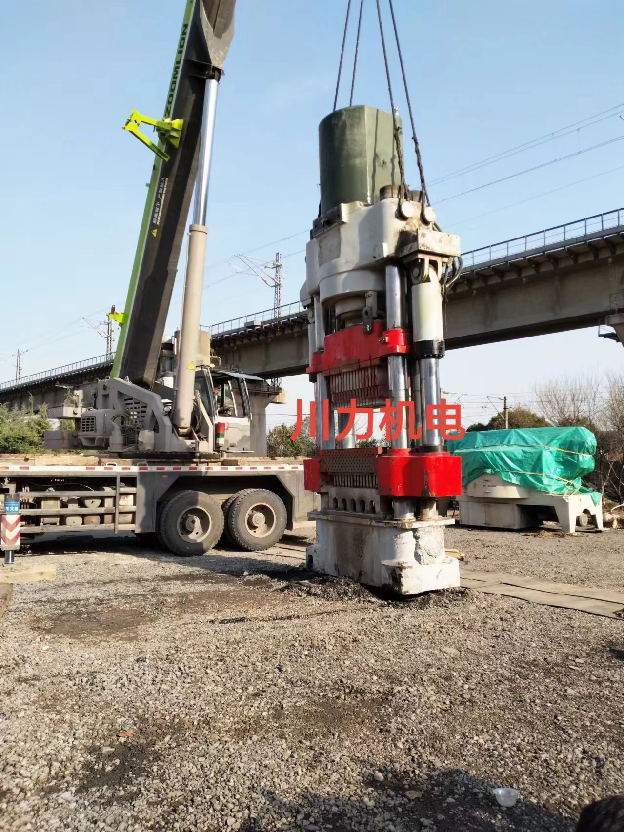 海源HF1100全自動(dòng)液壓磚機(jī)    8成新以上