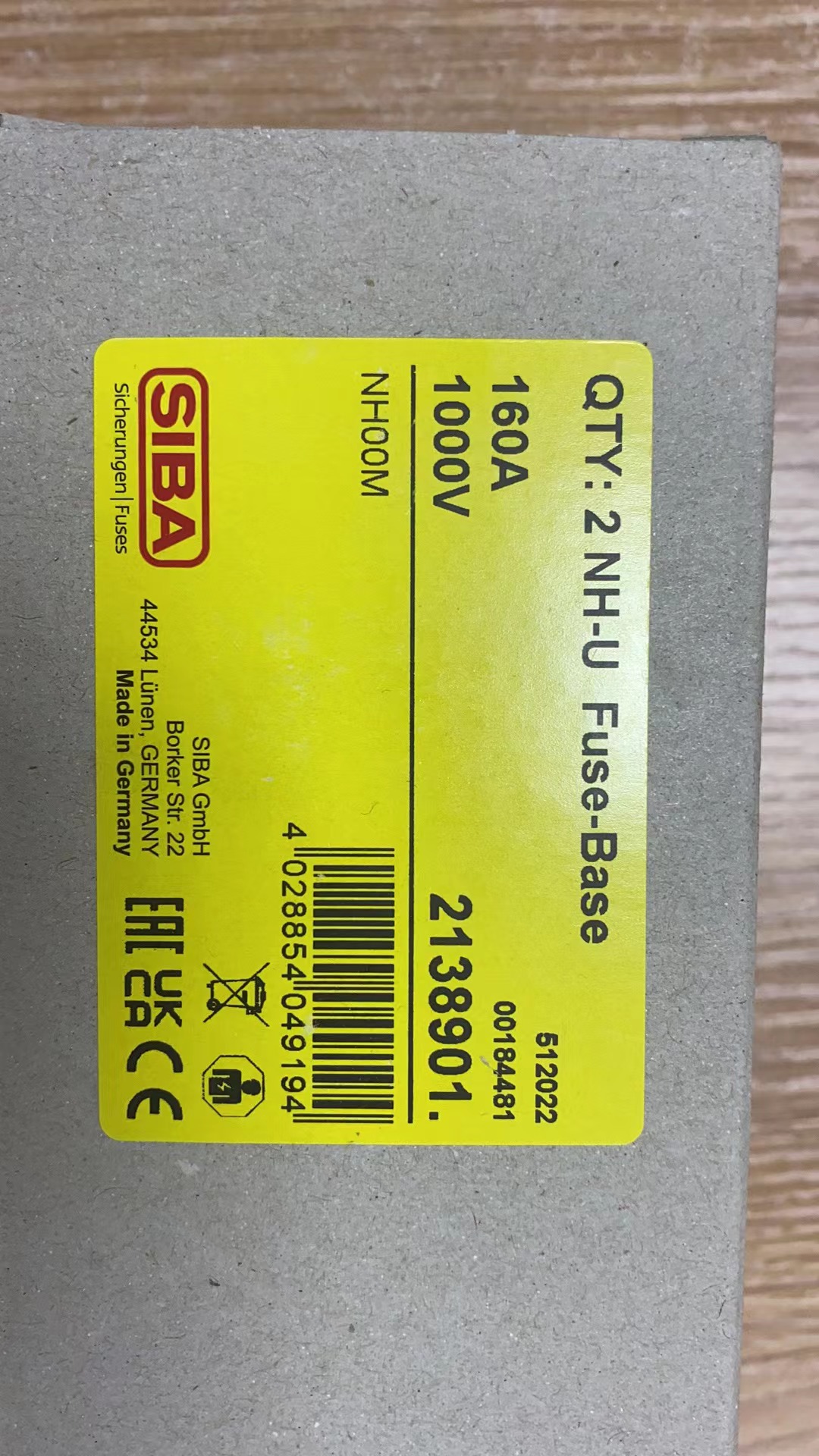 德國進口SIBA熔斷器2138901