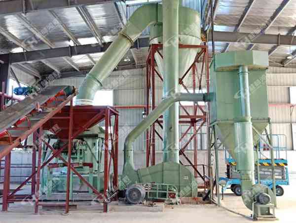 桂林鴻程小型磨礦機械雷蒙磨粉機5R4125灰鈣雷蒙機