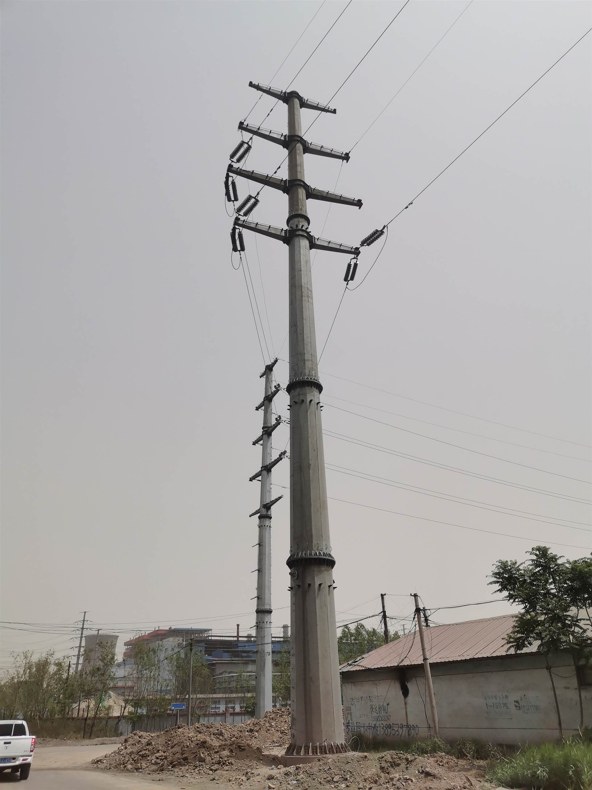 河北鋼制電桿地腳螺栓生產廠家電力鋼管桿