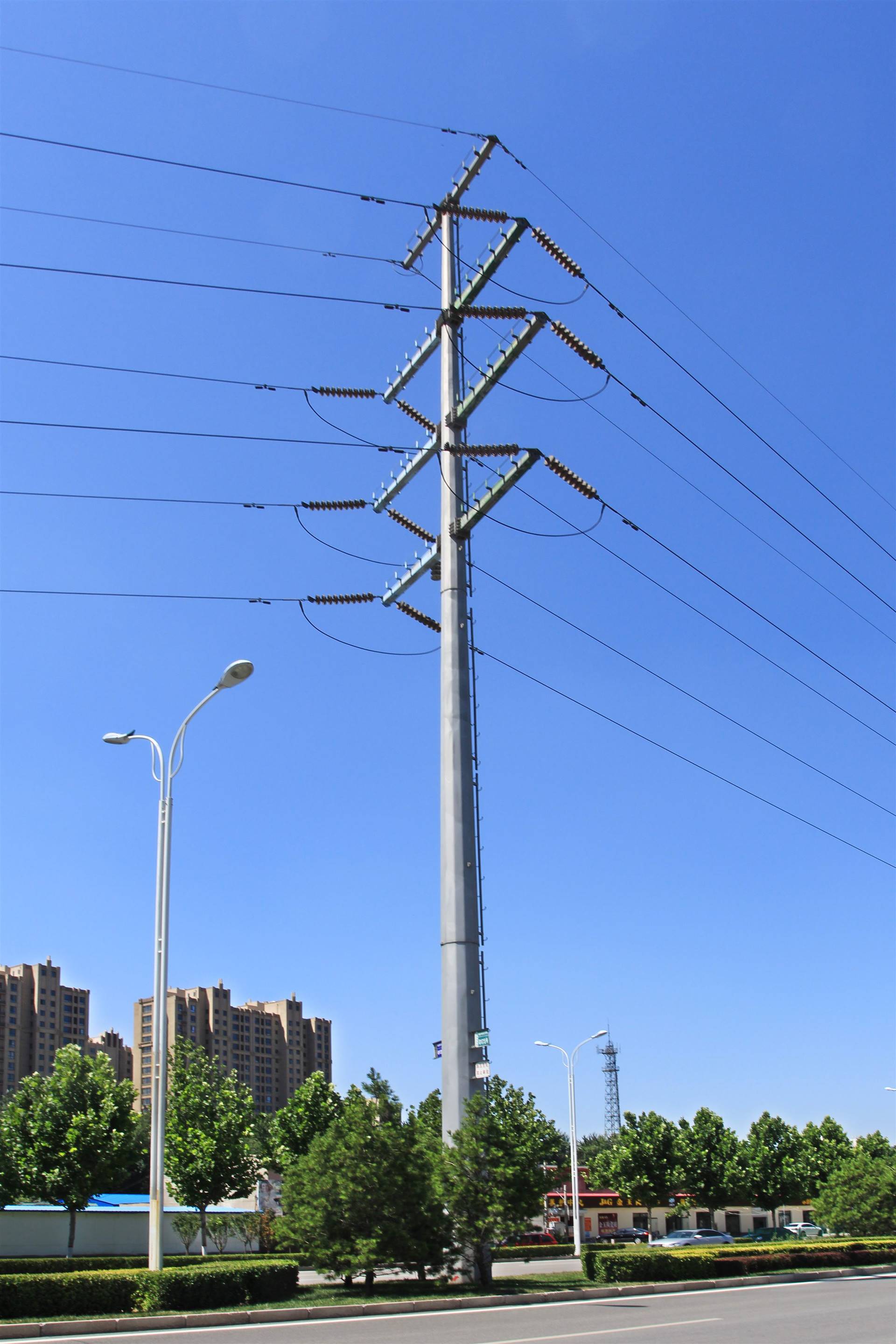 河北電力鋼管塔 電力鋼管樁 電力鋼桿 電力鋼管桿