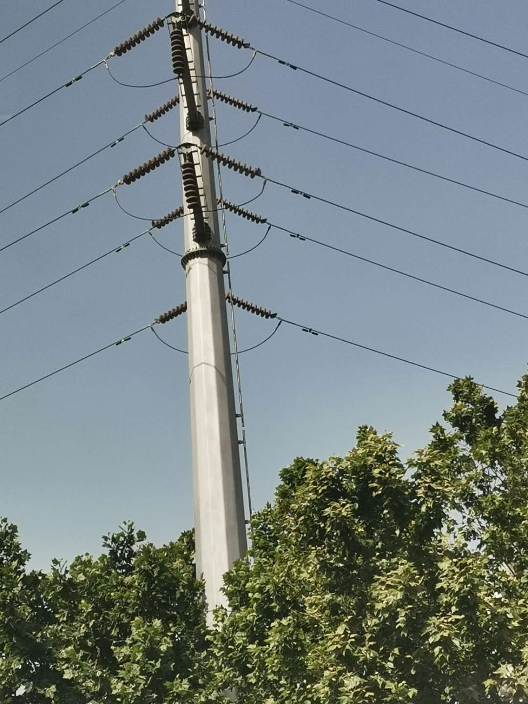 河北電力鋼桿電力鋼管桿廠家電力鋼管塔地腳螺栓