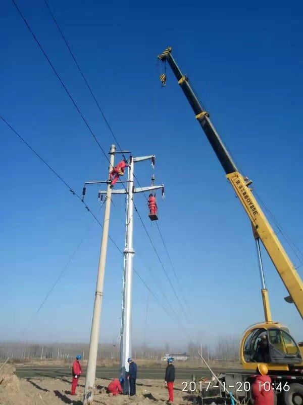 河北電力鋼管桿 地腳螺栓 電力鋼管桿 生產廠家