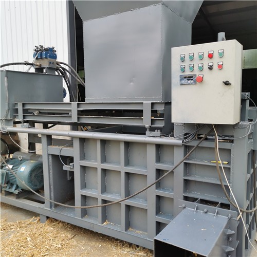 干濕兩用秸稈壓塊機  全自動臥式方塊套袋打包機