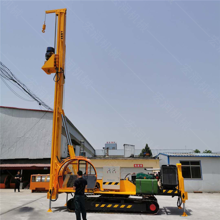 廠家直銷履帶多功能長螺旋打樁機  拉森鋼板引孔機  cfg打樁機報價  鏈軌式長