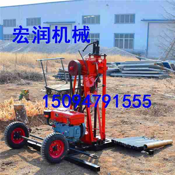 輕便型地質工程鉆機可拆解重量輕 50米地質勘探取樣鉆機多用途