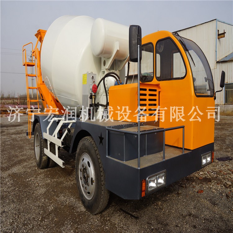 3方混凝土攪拌車(chē)  小型自裝自卸自攪拌混凝土攪拌車(chē)現(xiàn)貨