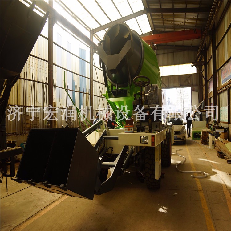 自動上料混凝土攪拌車價格 供應自動移動式攪拌車 9方攪拌運輸車