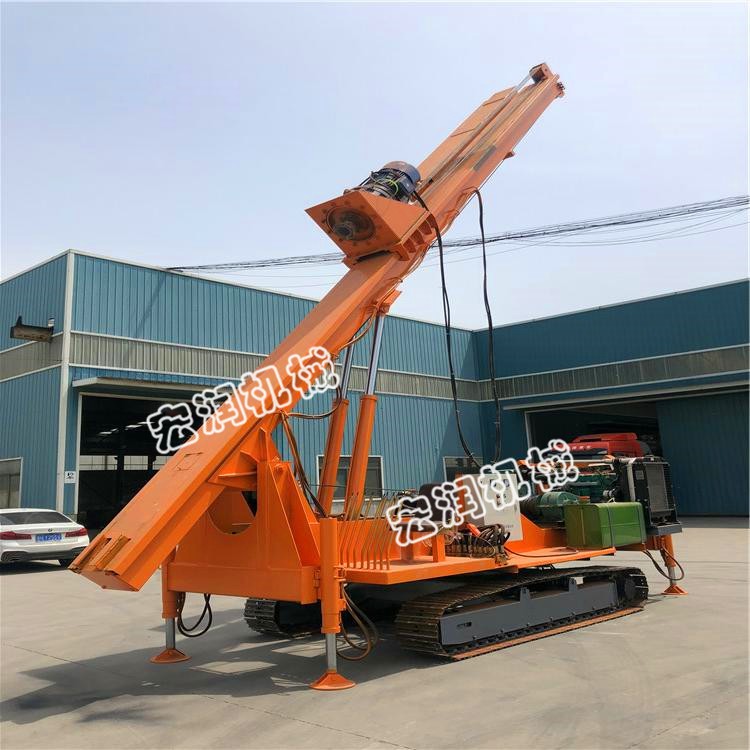 直銷履帶式長螺旋打樁機 液壓長螺旋打樁機 地基長螺旋鉆孔機廠家