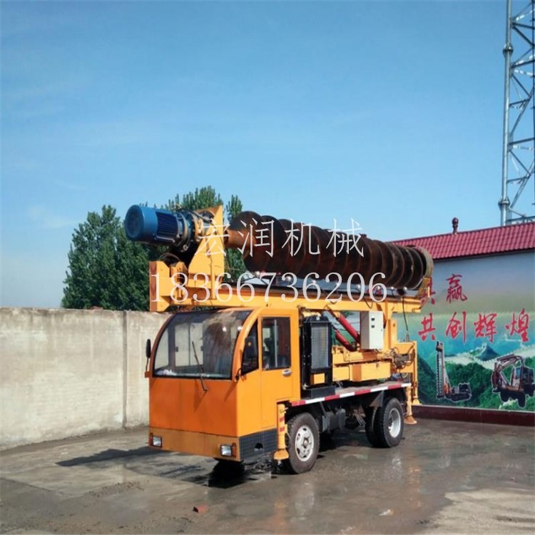 履帶式螺旋鉆孔機 履帶式螺旋鉆機 長螺旋樁機報價表