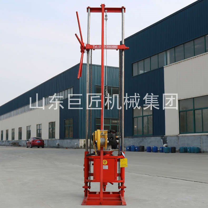 QZ-2CS型卷揚機款汽油機輕便取樣鉆機 輕便巖芯勘探鉆機