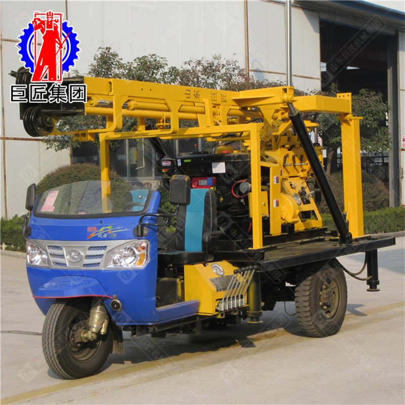 三輪車載打井機200型水井鉆機專業(yè)打井機廠家