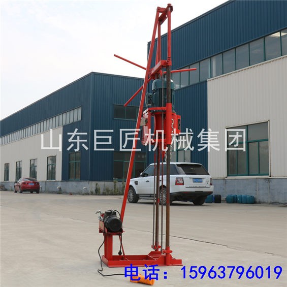 遼寧卷揚機款三相電動輕便取樣鉆機華夏巨匠巖土勘查鉆孔機最新價格