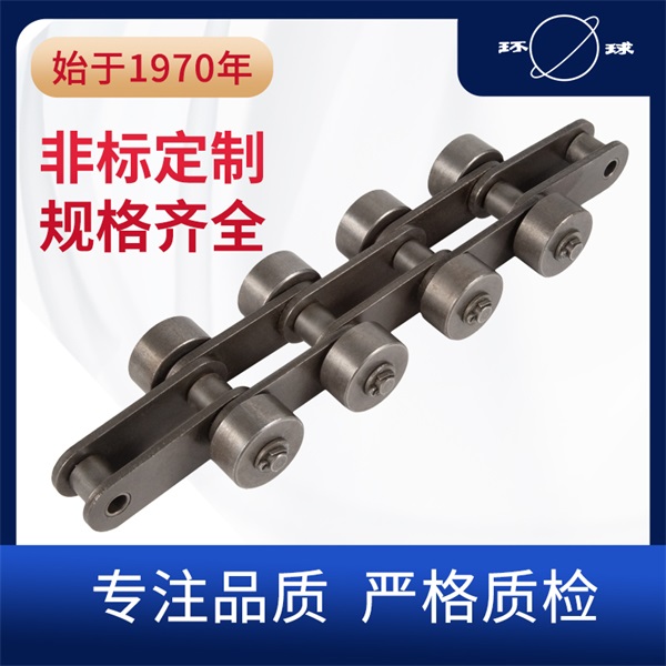 側(cè)滾輪輸送鏈 環(huán)球鏈條 輸送鏈廠家 非標(biāo)定制