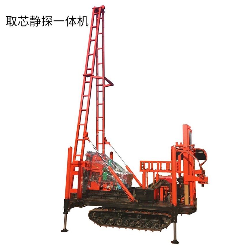 靜力觸探一體機 車載式10T靜探百米鉆機一臺價格