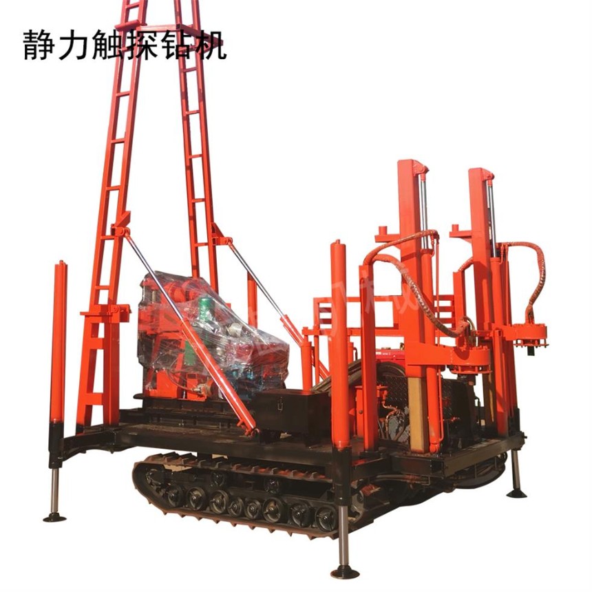 大型10T數顯靜力觸探環境取樣鉆機機動靈活