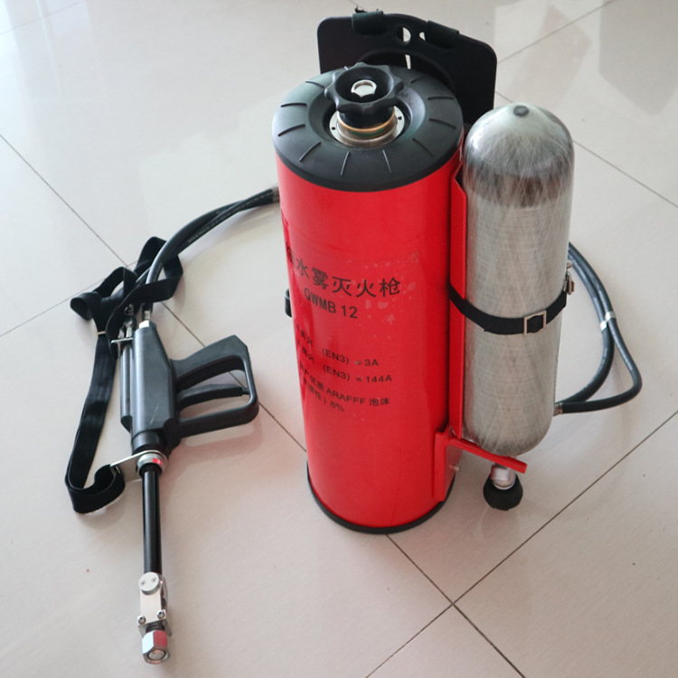 背負式細水霧滅火器高壓滅火水槍 背負氣動滅火裝置 高壓脈沖滅火