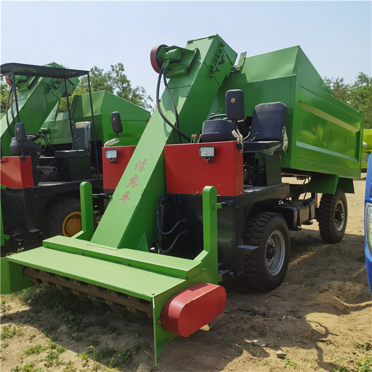 柴油小型自動清糞車 自裝自卸運(yùn)糞機(jī)
