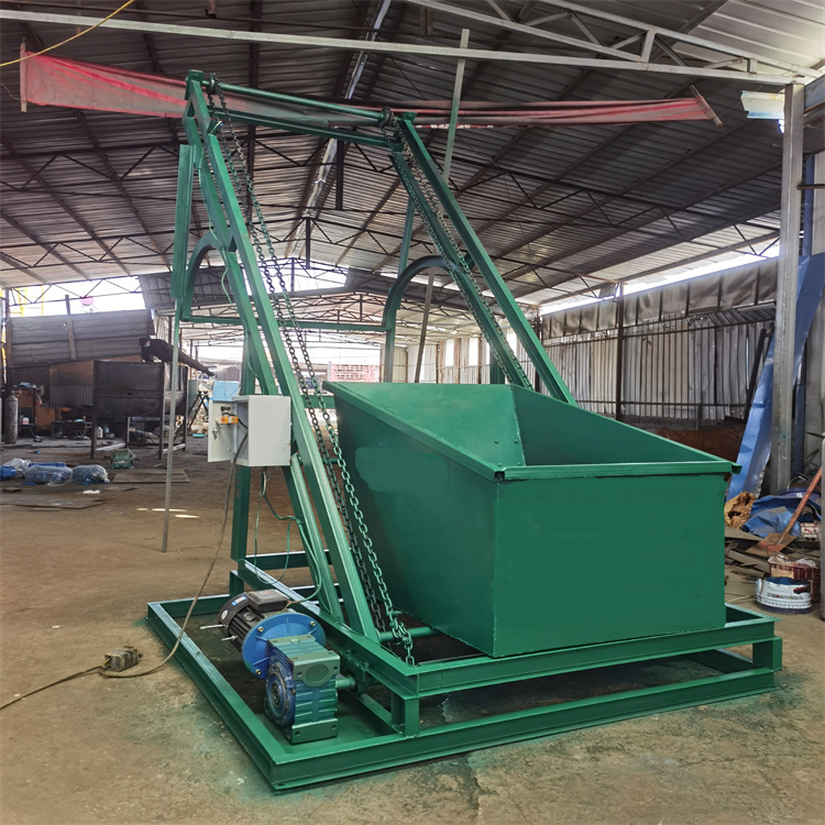 污泥煤粉單斗自動提升機 小型翻斗上料機