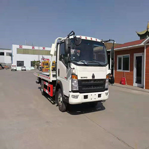 重汽豪沃一拖二藍(lán)牌清障車 交通清障車