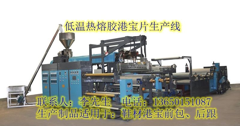 港寶設(shè)備，港寶膠片機，鞋材港寶機，雙螺桿港寶機