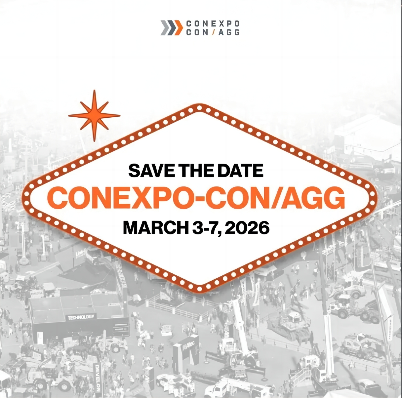 2026美國拉斯工程機械展CONEXPO 三大工程展之一與德國寶馬和法國展齊名
