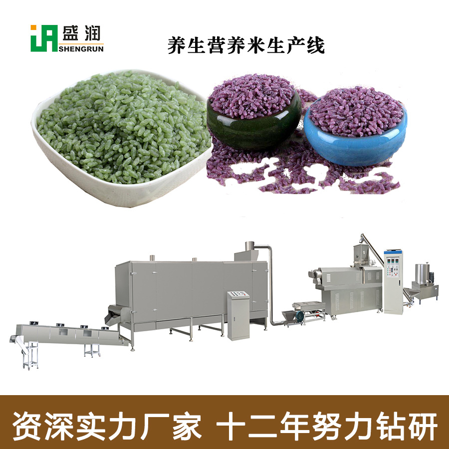 盛潤機械TSE-營養米生產線