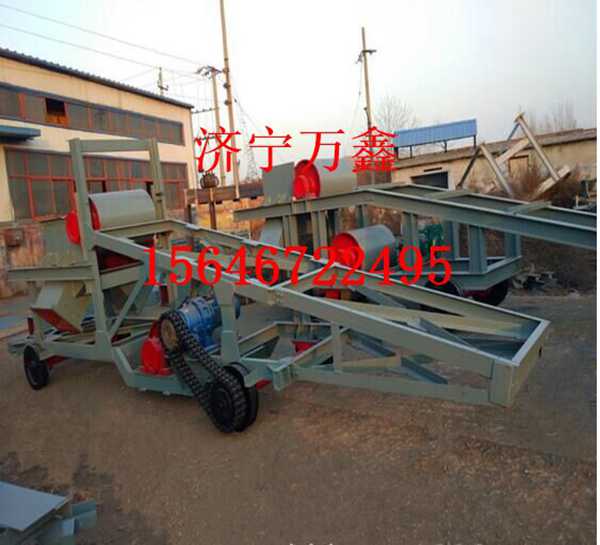 卸料小車的工作原理是卸料車串連在皮帶機上