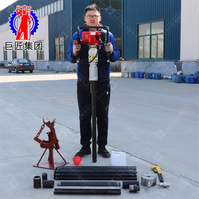 汽油機(jī)便攜式取土鉆機(jī)復(fù)雜地形土壤地質(zhì)調(diào)查便攜神器