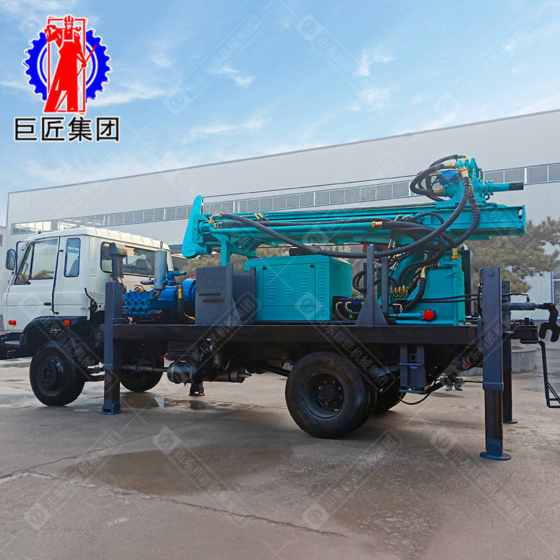 華夏巨匠 CJC-300車載式氣動(dòng)水井鉆機(jī)