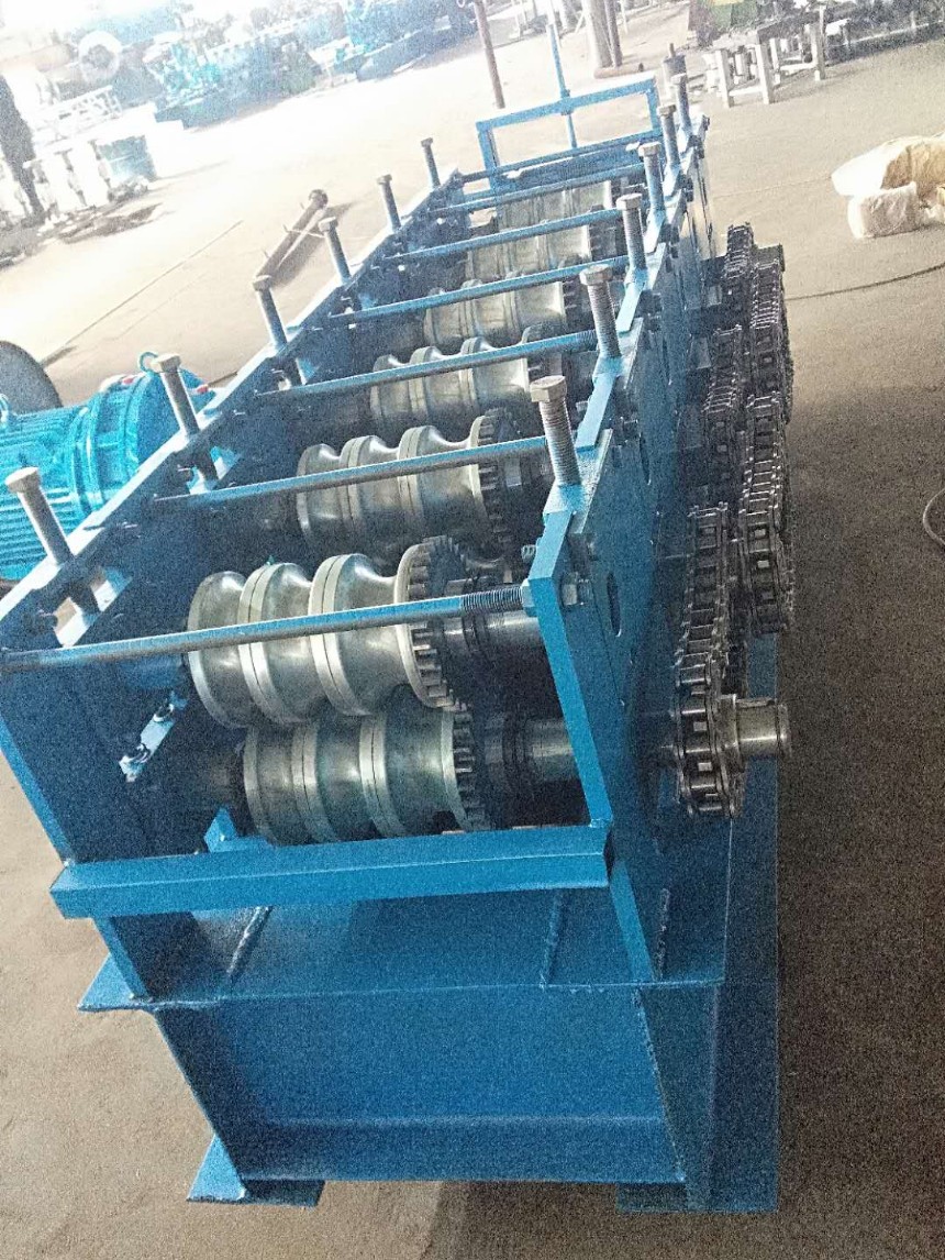山東農業溫室雙電機圓管壓扁機