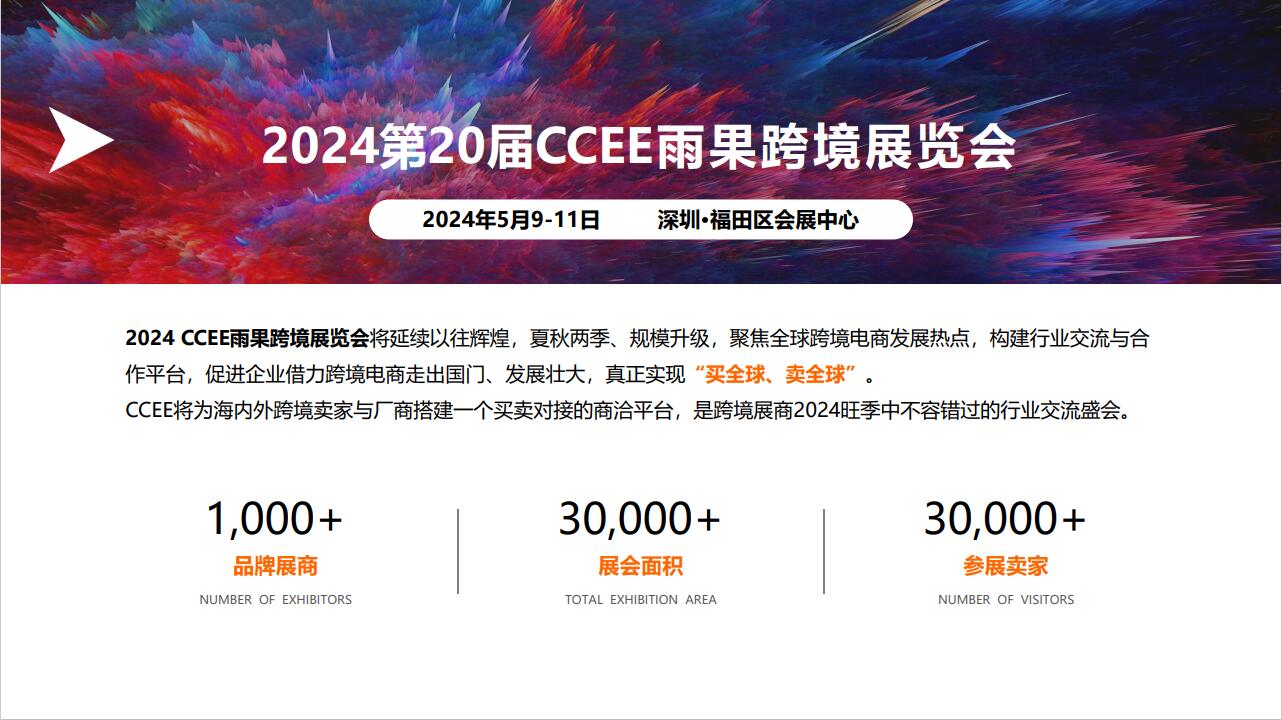 2024第二十二屆深圳跨境電商展覽會