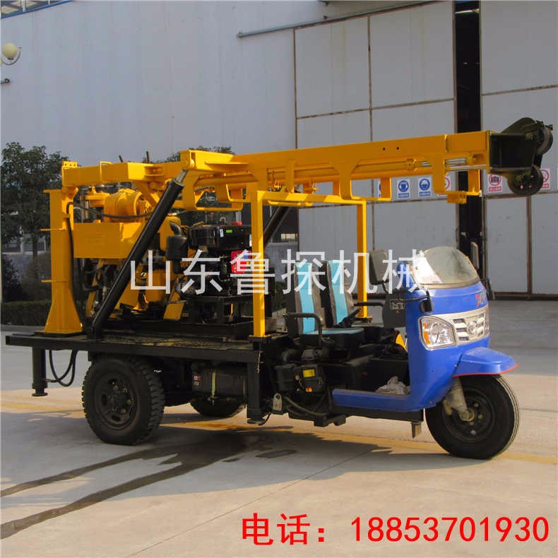 三輪車載巖芯勘探鉆機XYC-200A山東魯探全液壓取樣鉆機