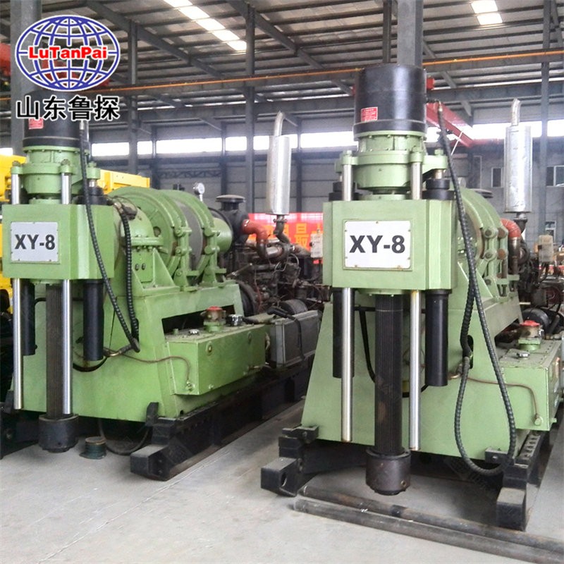 深井液壓鉆機(jī)XY-8柴油機(jī)動(dòng)力繩索取芯鉆機(jī)效率
