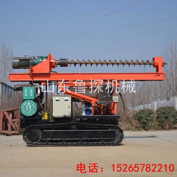 廠家直銷履帶式光伏打樁機靈活易操作機電兩用型高效節(jié)能
