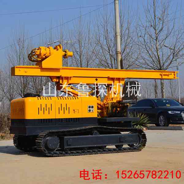 加護筒防塌方型履帶打樁機 流沙層專用履帶式長螺旋打樁機