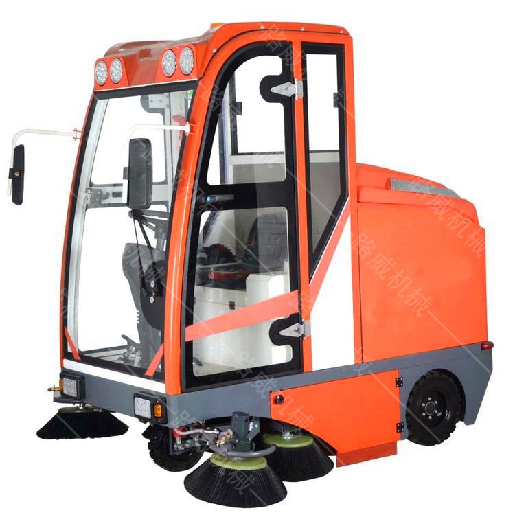 新能源自動掃地車 小型駕駛式吸塵灑水電動掃地車