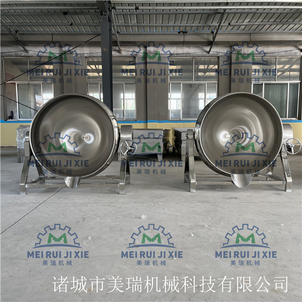 天然氣加熱夾層鍋 液化氣加熱夾層鍋 食堂用熬煮鍋
