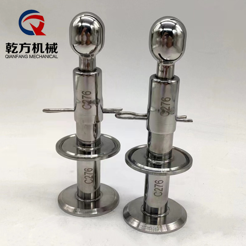 哈氏合金C-276快裝清洗球，雙卡盤清洗球，插銷式旋轉清洗球 訂做各種規格清洗球