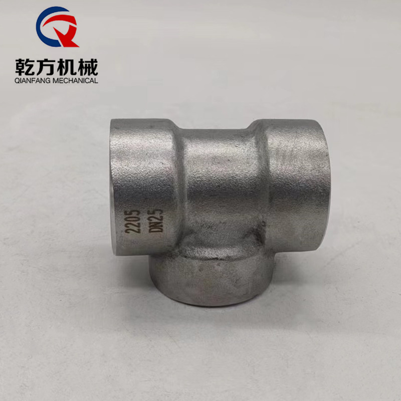 2205內(nèi)絲三通 訂做雙相鋼2205材質(zhì) 內(nèi)絲三通 對焊三通 彎頭 高壓彎頭