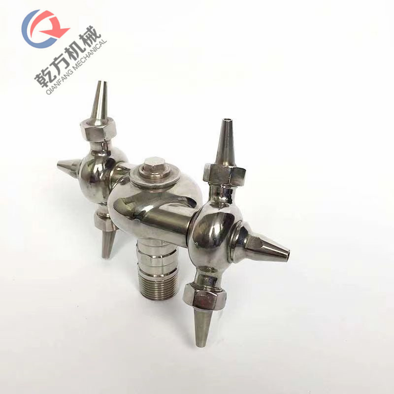 304/316L不銹鋼衛(wèi)生級：內(nèi)絲/外絲/快裝牛角循環(huán)洗罐器/牛角洗罐器