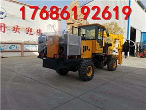 恒旺高速公路護欄打樁機 打拔錘一體打樁機 裝載式地基工程 建筑圍欄