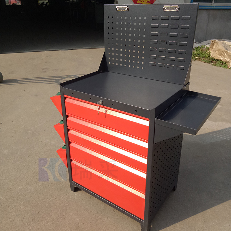 瑞采CNS-23 加厚鐵皮CNC數(shù)控BT40刀具柜 五抽屜工具車(chē) 機(jī)床掛板工具車(chē)